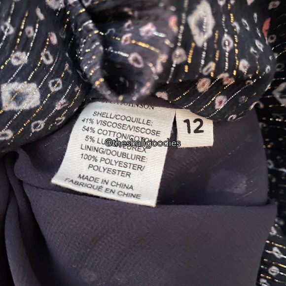 ULLA JOHNSON Arisa Dress Metallic Spot Print Mini - Picture 5 of 6